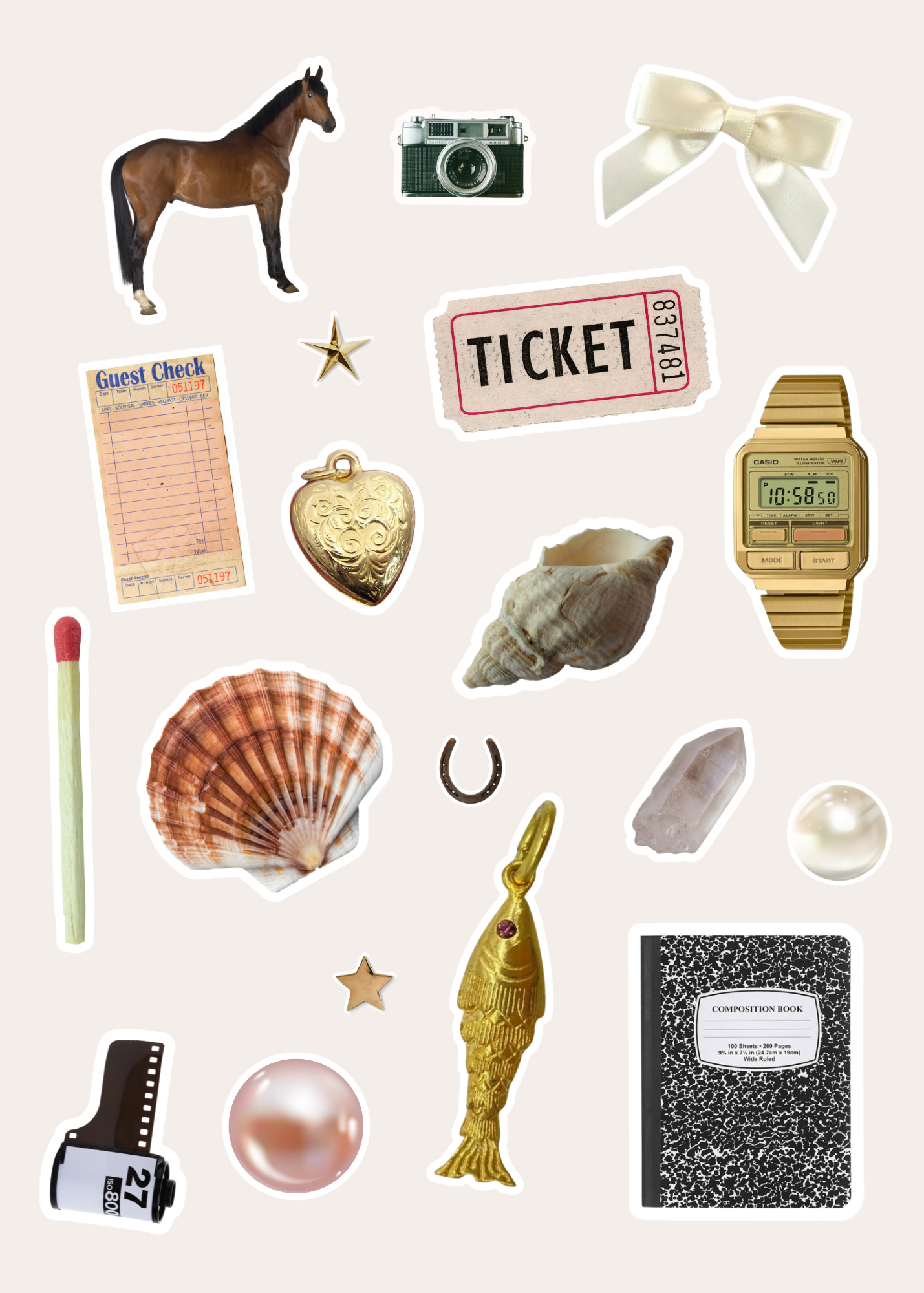 Goldust Sticker Sheet