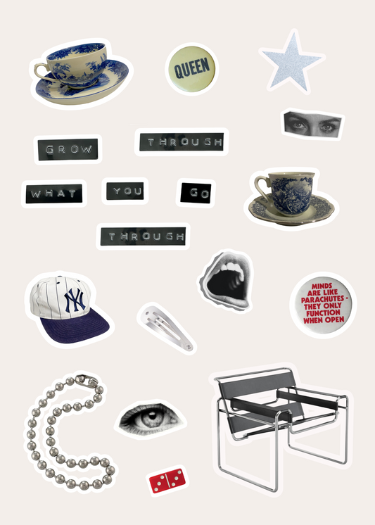 Growth Girl Sticker Sheet