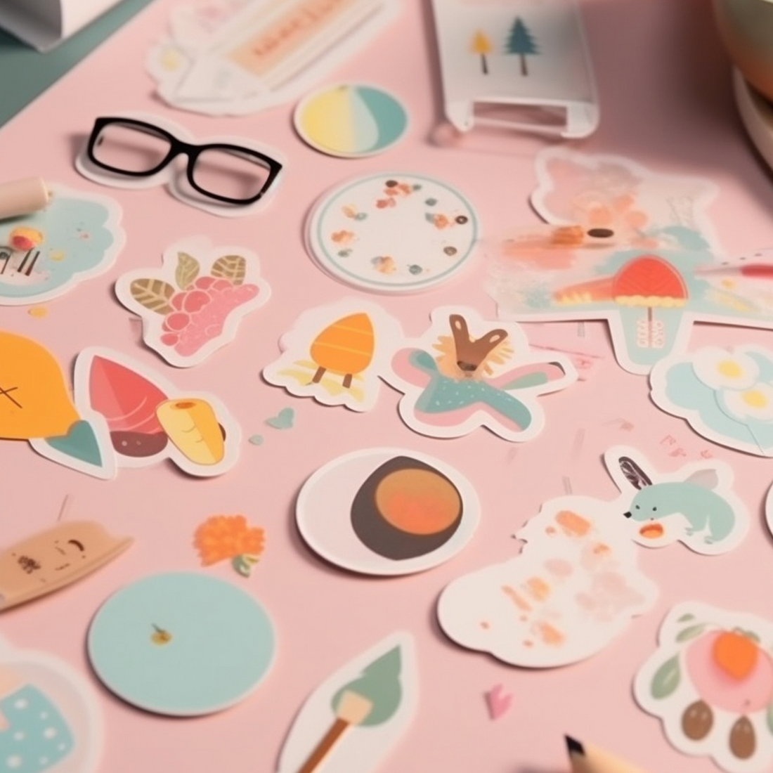 Sticker Craft/project 10 Creative Ways to Use Stickers in Your Craft Projects โ Clutter Co